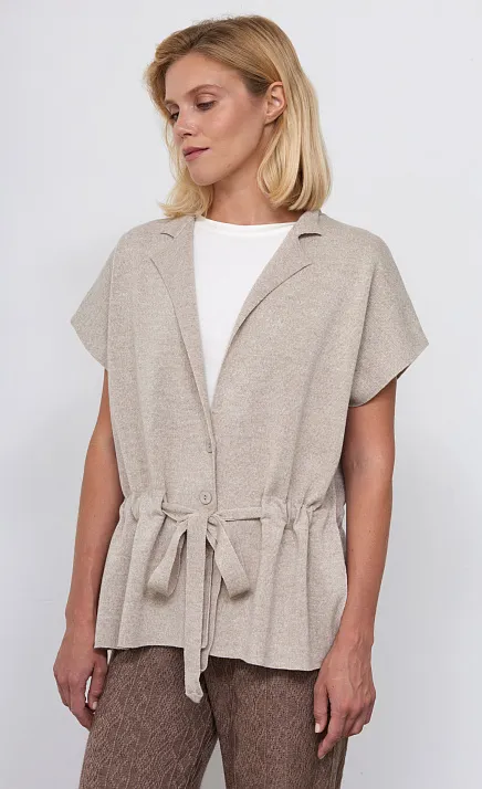 GRIOL. Жилет жен. 380041.33303.0300М Бежевый меланж GRIOL GRIOL. Жилет жен. 380041.33303.0300М Бежевый меланж