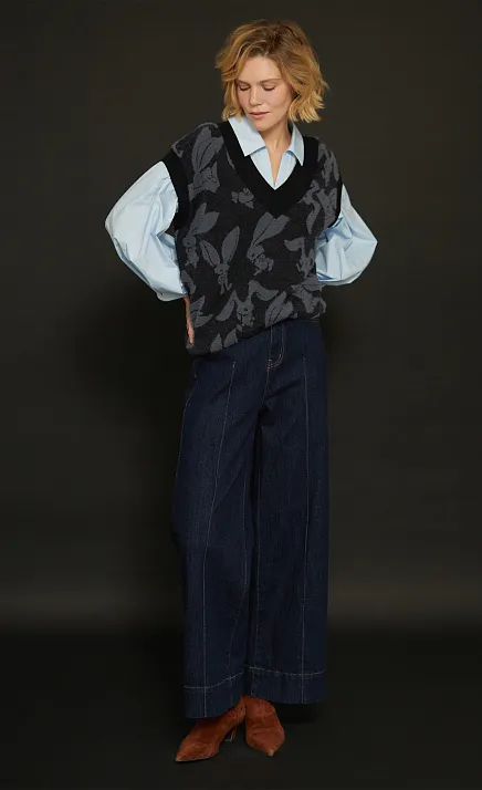 GRIOL. Брюки жен. 320211.26304.9600N Тёмно-синий GRIOL GRIOL. Брюки жен. 320211.26304.9600N Тёмно-синий