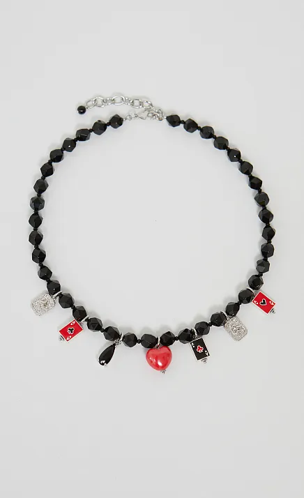 GRIOL. Колье Pokerface1 Черный GRIOL GRIOL. Колье Pokerface1 Черный