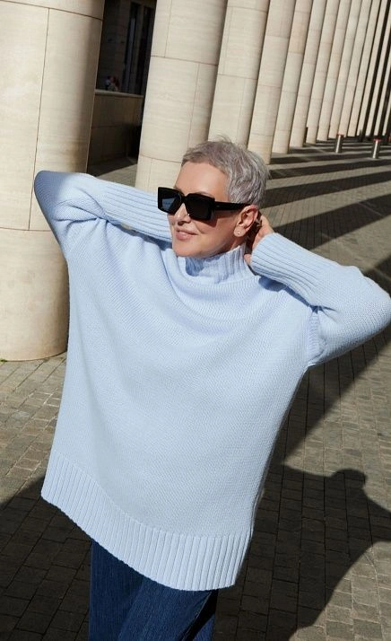 GRIOL. Джемпер жен. 310448.15303.1600N Голубой GRIOL GRIOL. Джемпер жен. 310448.15303.1600N Голубой