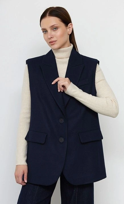 GRIOL. Жилет жен. 388386.11312.9600N Темно-синий GRIOL GRIOL. Жилет жен. 388386.11312.9600N Темно-синий