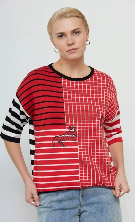 GRIOL. Джемпер жен. 310571.33303.4501SE Красный GRIOL GRIOL. Джемпер жен. 310571.33303.4501SE Красный