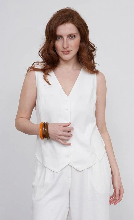 GRIOL. Жилет жен. 387460.38312.0200N Белый GRIOL GRIOL. Жилет жен. 387460.38312.0200N Белый