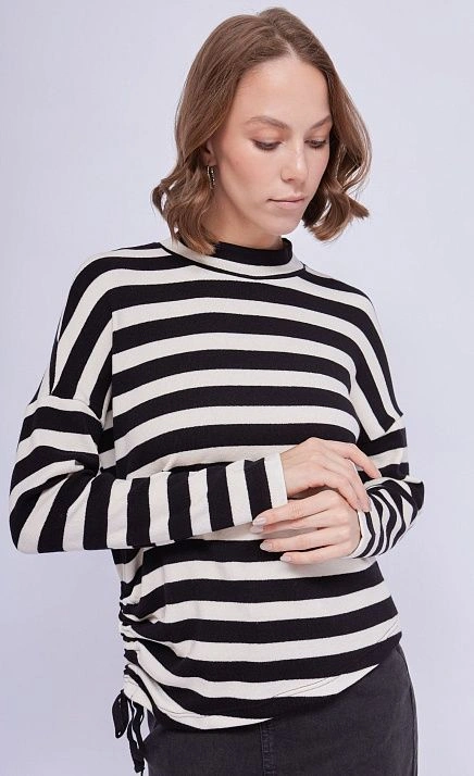 GRIOL. Джемпер жен. 310910В.6_313.8207S Бело-черный GRIOL GRIOL. Джемпер жен. 310910В.6_313.8207S Бело-черный