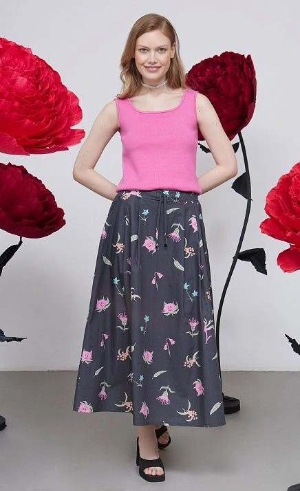 GRIOL. Юбка жен. 350050Б.6_312.8101F Темно-серый GRIOL GRIOL. Юбка жен. 350050Б.6_312.8101F Темно-серый